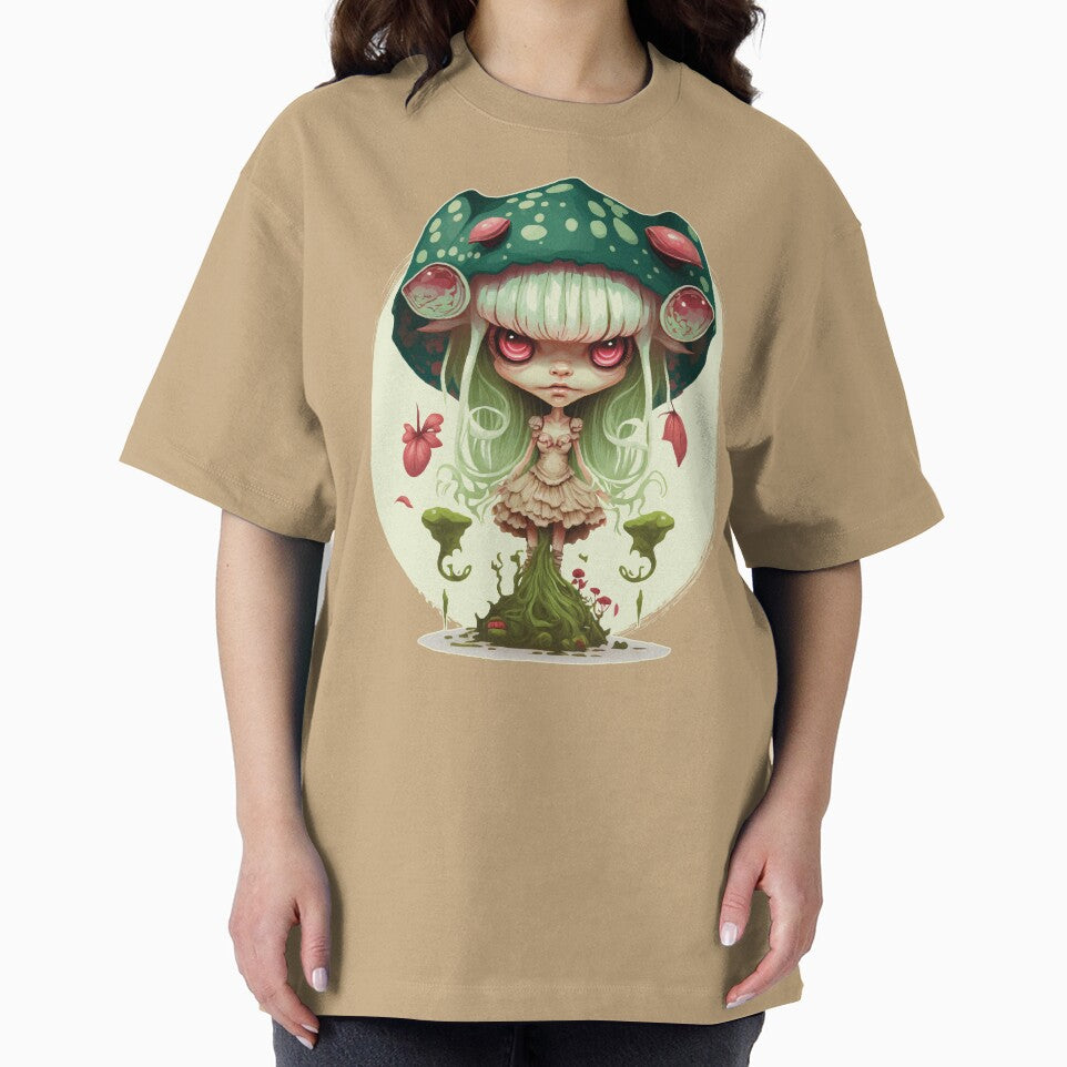 Goblincore Grunge Aesthetic Anime Kawaii Cottagecore Mushroom Girl by Bunkis1st