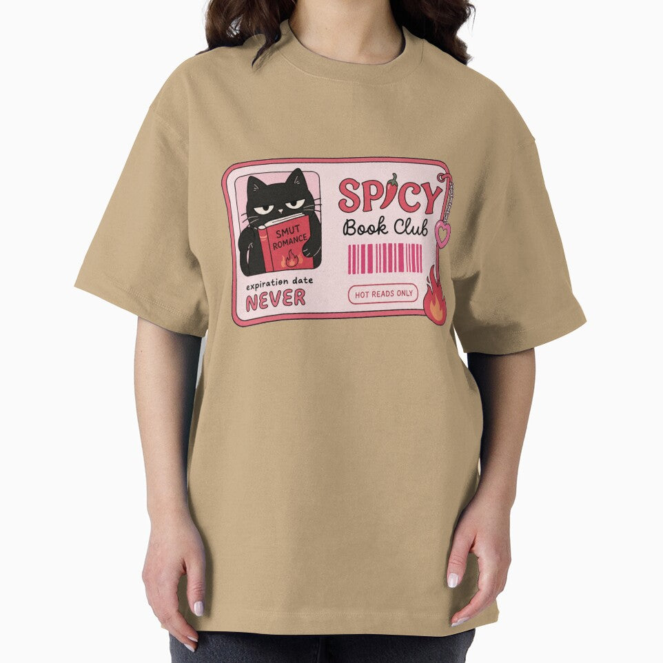 Spicy Book Club Member Card Black Cat Smut Romance by Yellowriversss