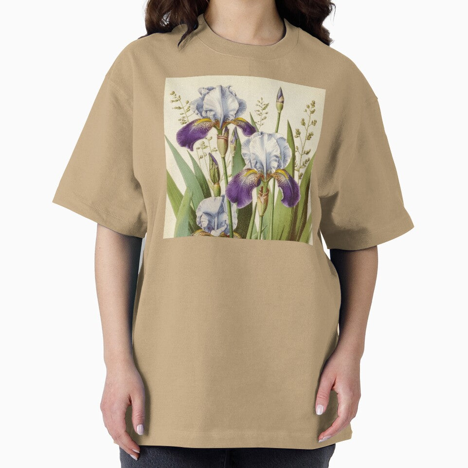 Vintage Iris Botanical Illustration by Rutvain