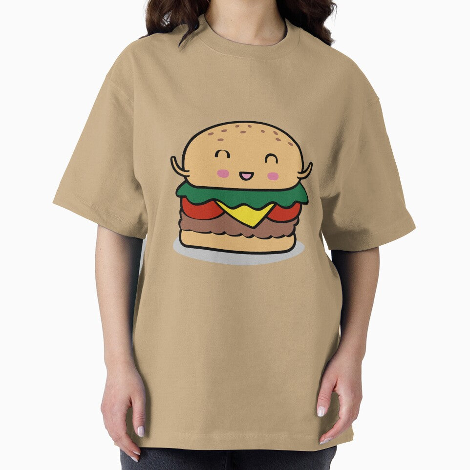 Adorable Burger Character Illustration by CutestShopEver