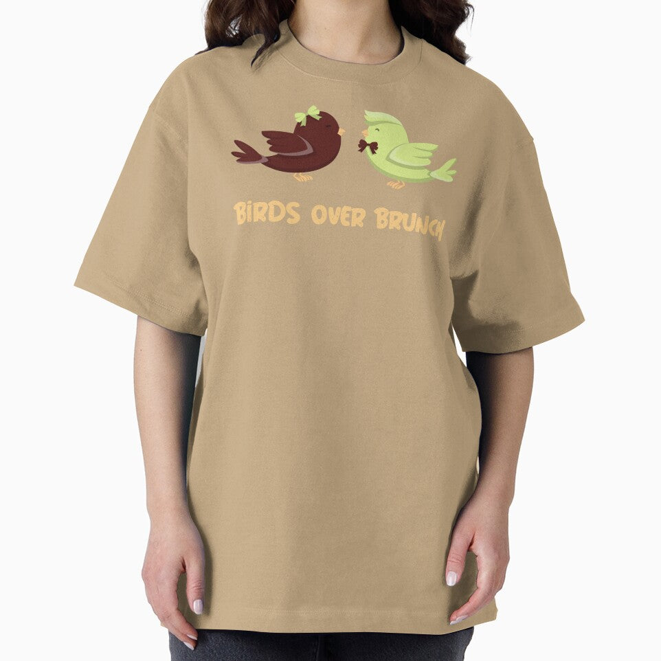 Birds Over Brunch funny Bird Watching Women by Jane Pierce Art
