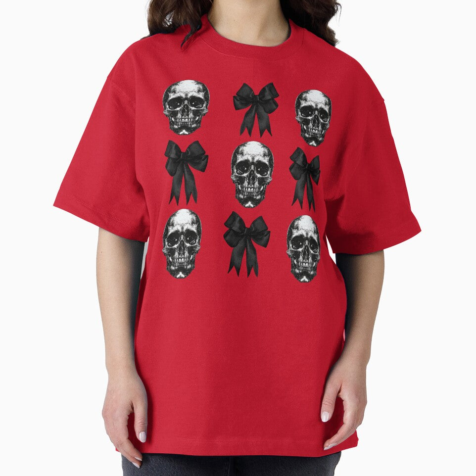 Coquette and Goth Skull and Bows by ajollycreation