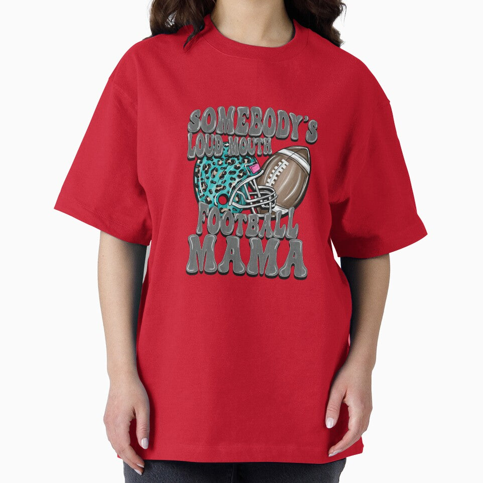 Somebody's Loud Mouth Football Mama – Funny Football Mom Design by MarlandTreasures