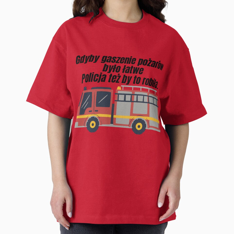 If Firefighting Was Easy Cops Would Do It Funny Firefighter Gift by LabPixelPulse