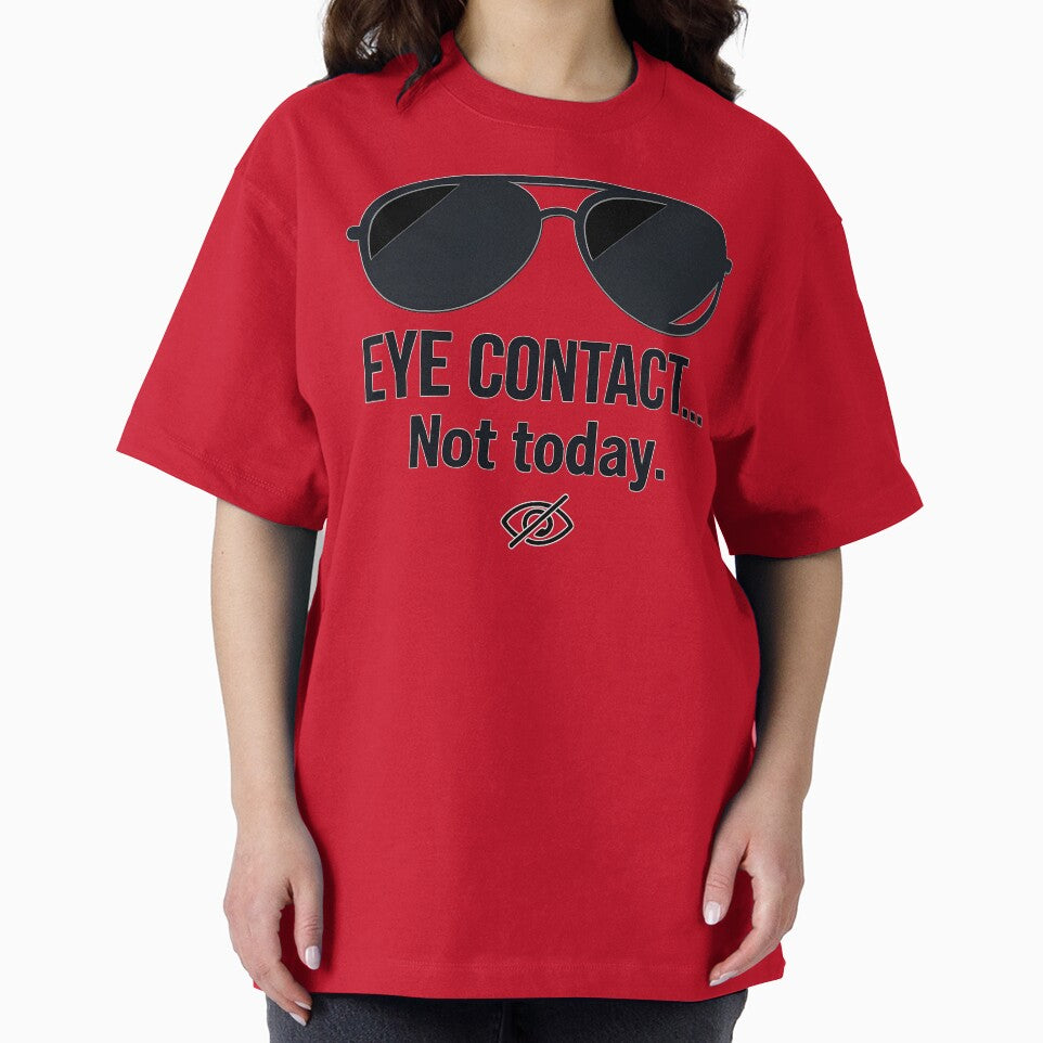 Funny Sunglasses No Eye Contact Introvert by ucedamarcelo