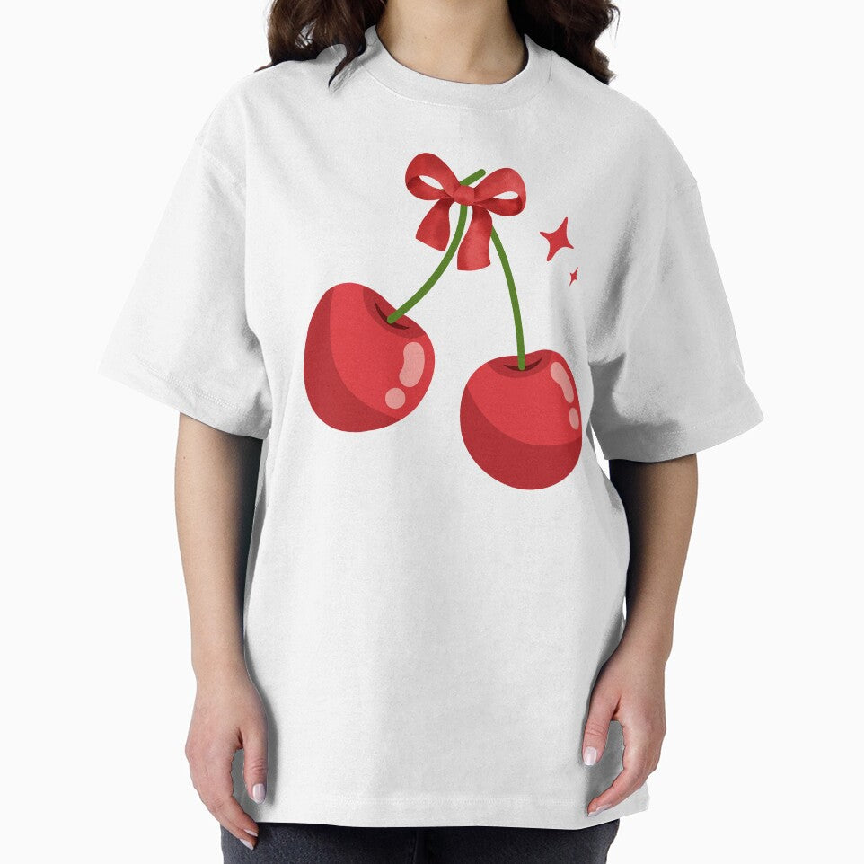 Red Cherry Coquette Bow by thebest-2studio
