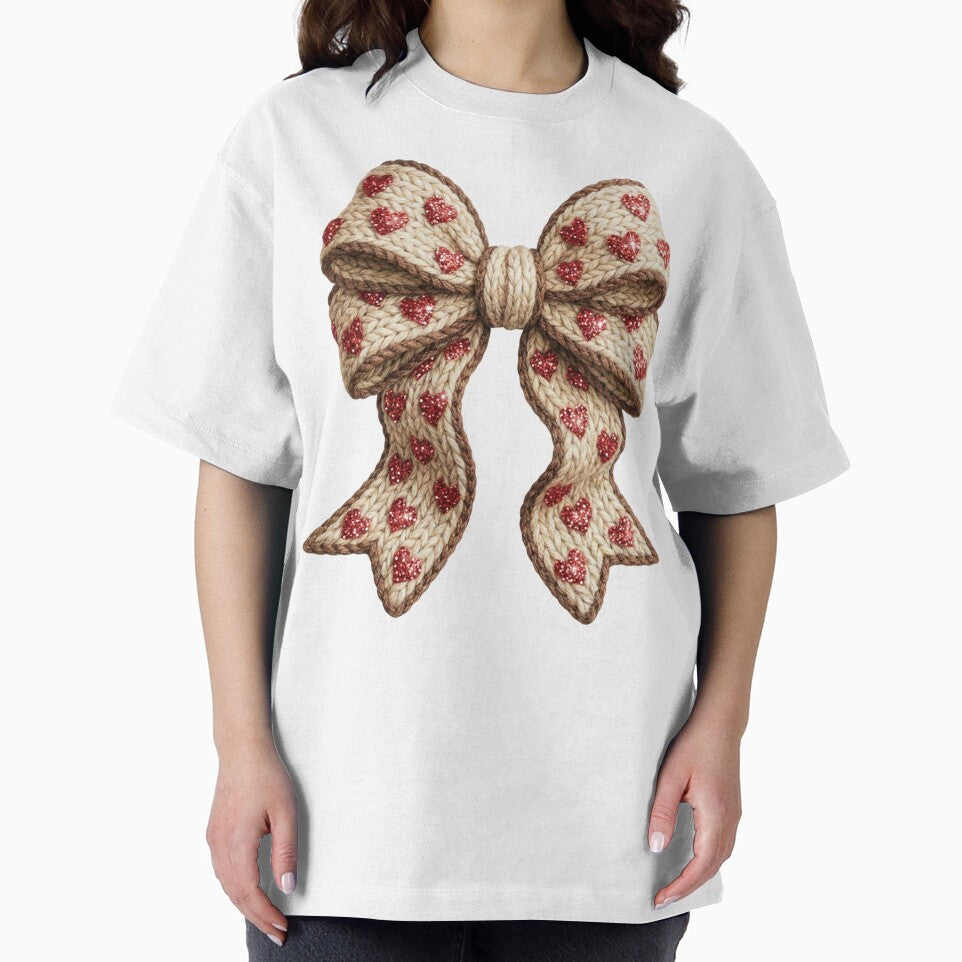 Faux Yarn Coquette Bow Valentine XOXO by minlik