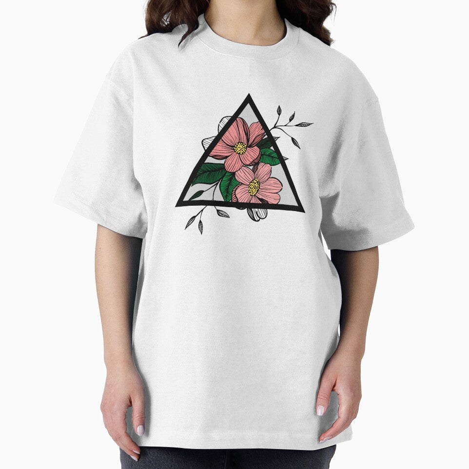 Triangle Flower Tattoo by Harrostyle