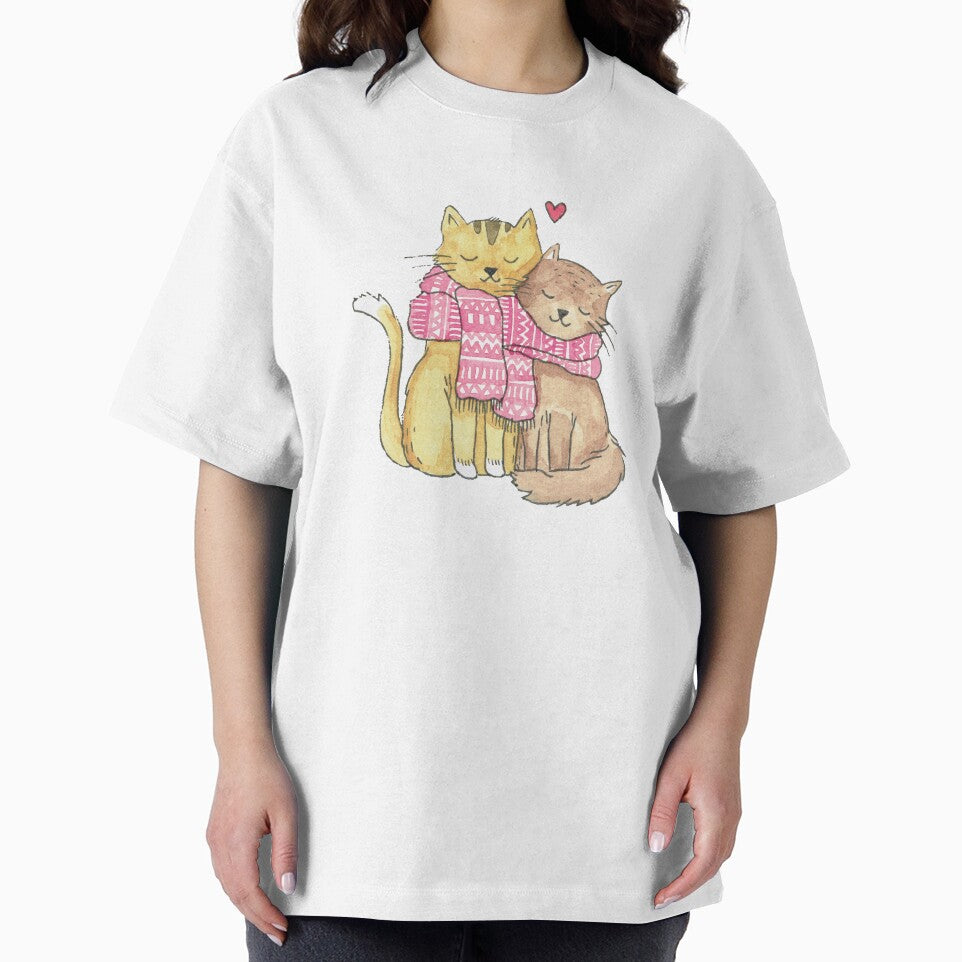 Winter Cat Lovers Christmas Scarf by lizzie-burgundy