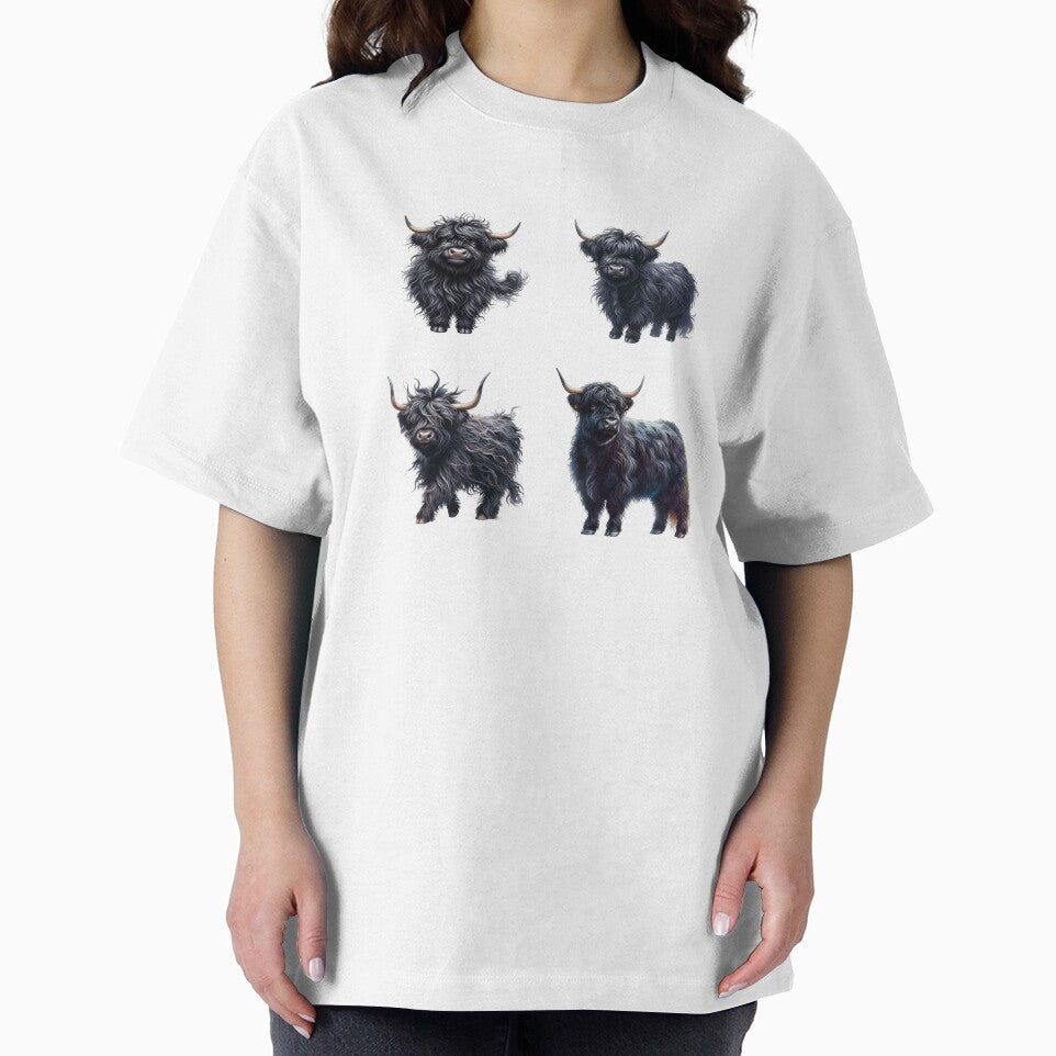 Cute Black Highland Cows by TheAnimalZ00
