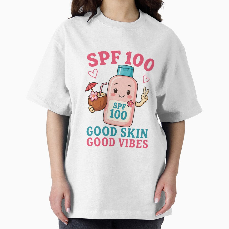 SPF 100 Personality | Cute Sunscreen Summer Beach Shirt by MAPDDesigns