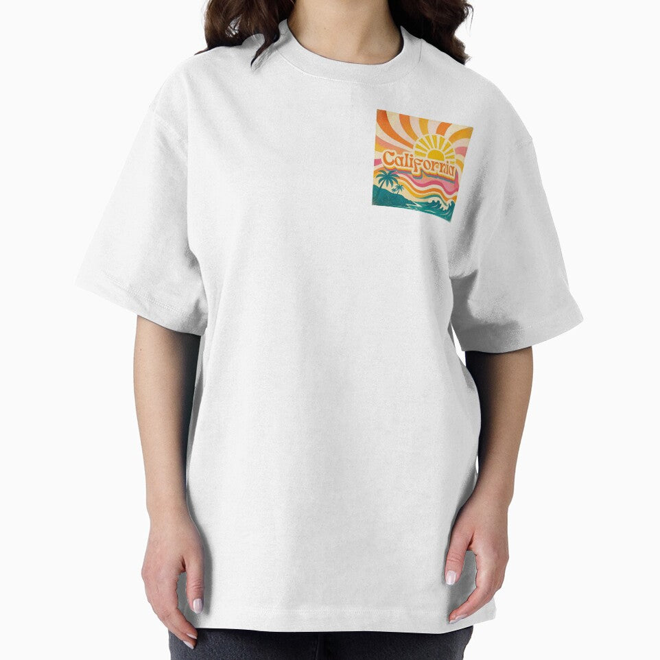 retro 70s California surf vintage vibe graphic by cheekylorns
