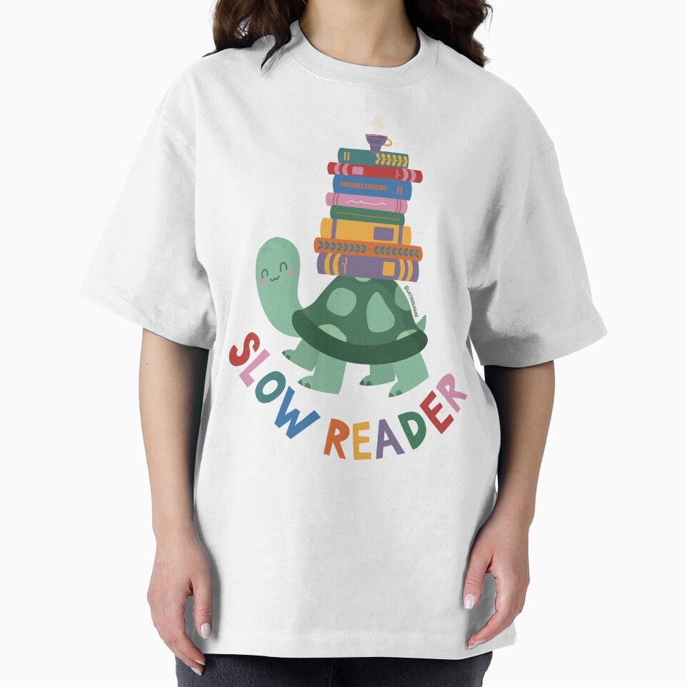 Slow Reader / Cute Bookish Turtle Aesthetic Tortoise For Reading Kindle Girlie Tbr by Latinoladas