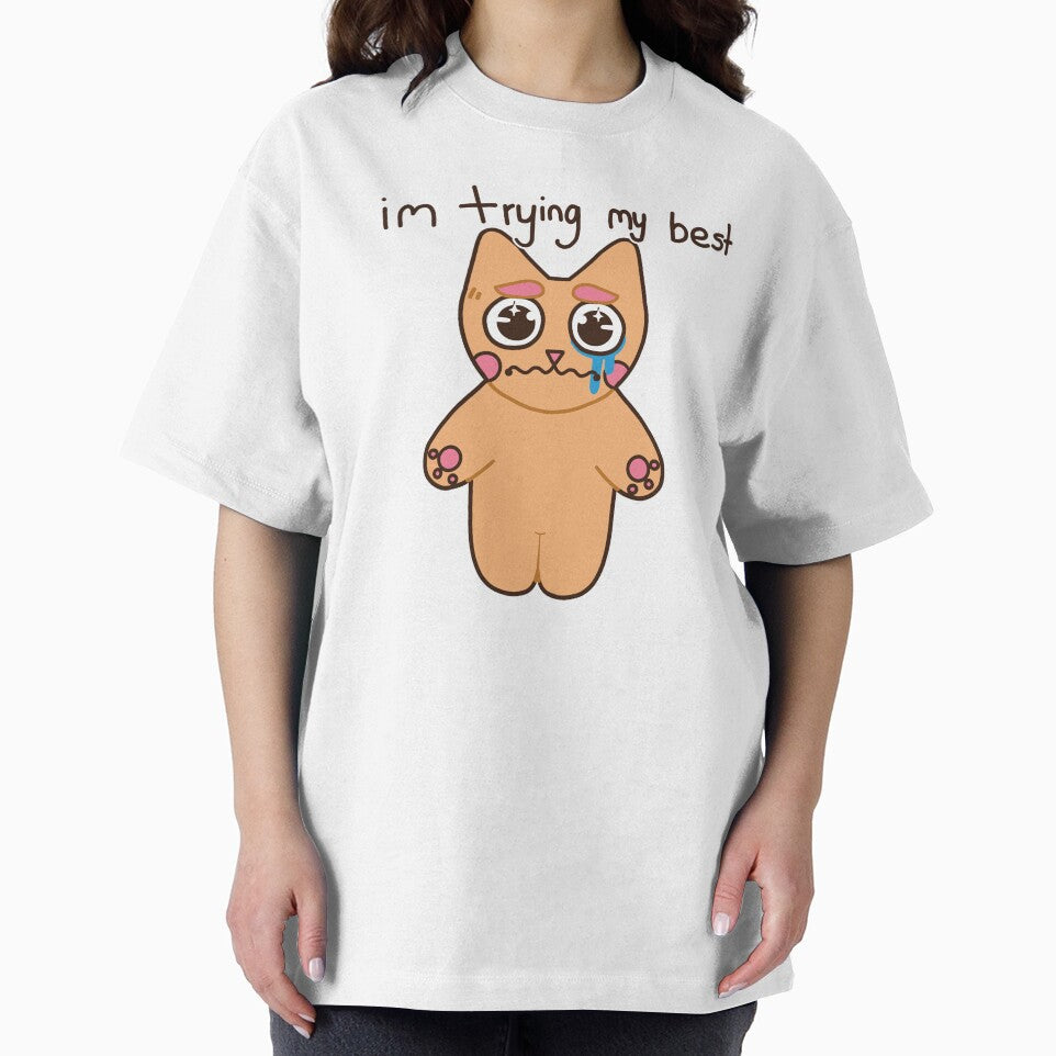 Trying my best cat shirt by PunyGremlin