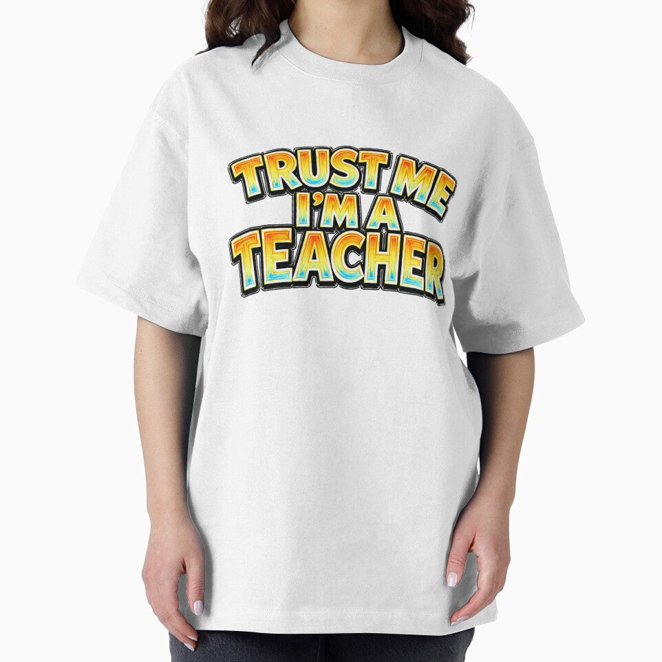 TRUST ME I’M A TEACHER – hand drawn childlike typography by Mac Sketches