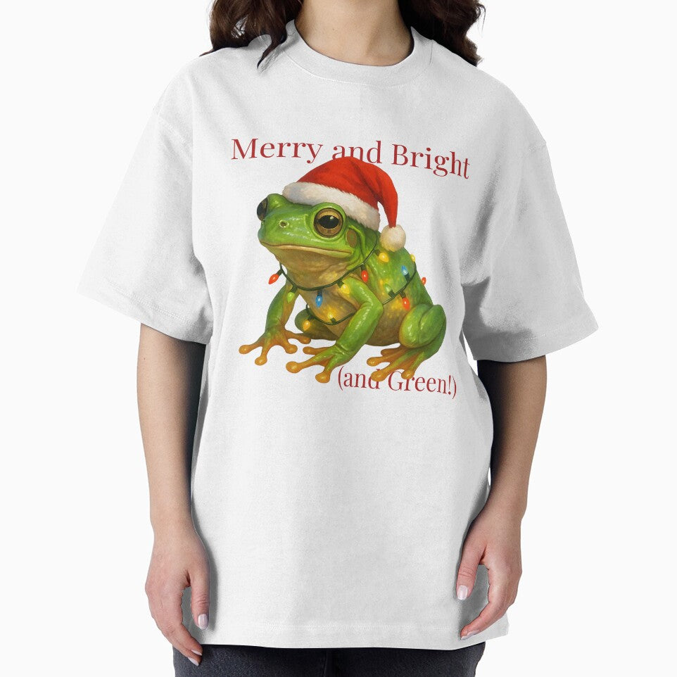 Merry & Bright (and Green) – Tree Frog Christmas by SVALANART