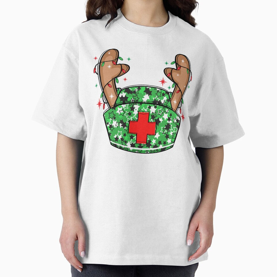 Cute Christmas Nurse Green Sparkle by MisPuHoney