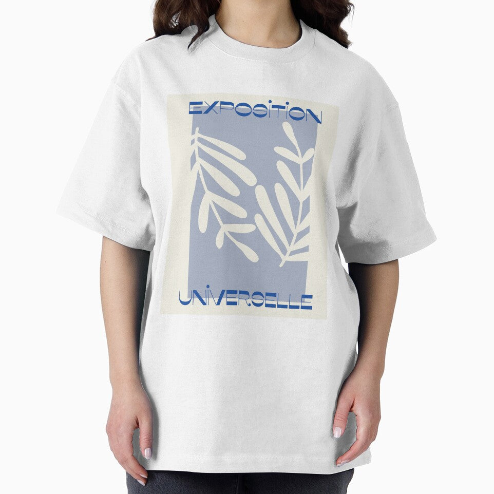 Abstract Modern Blue Shapes Leafs by MarcelleDesign