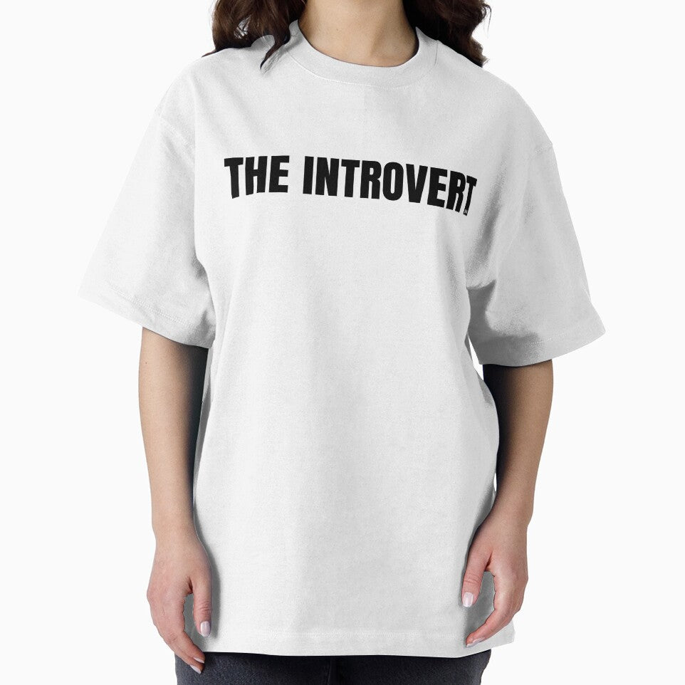 The Introvert – Funny Minimalist Typography by Paper Owl Studio