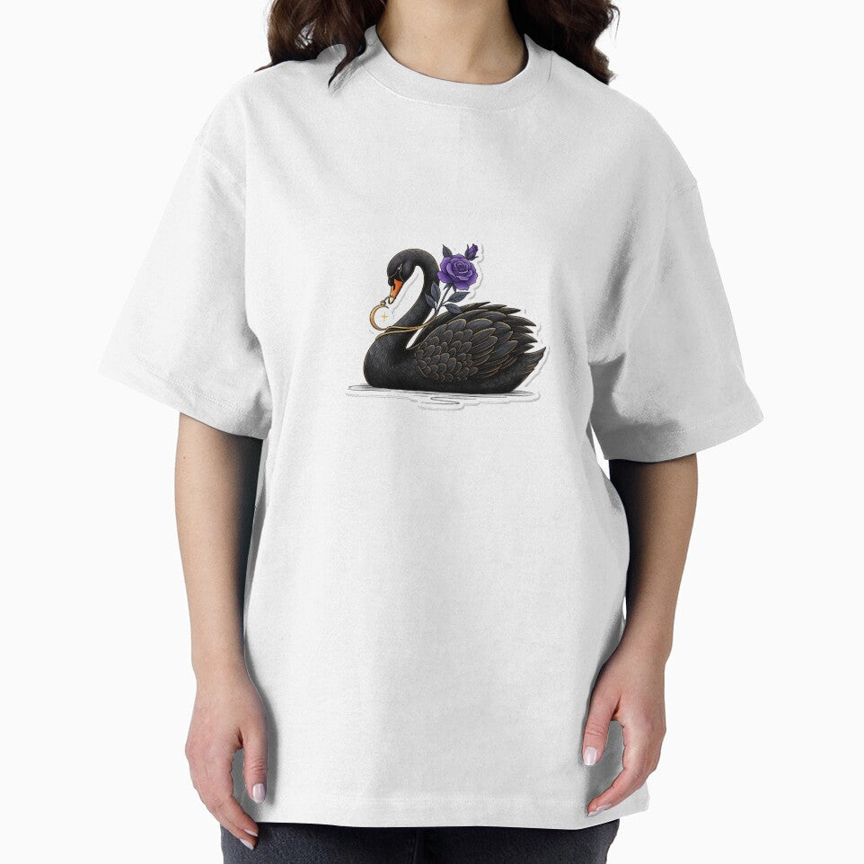 Black Swan Rose Gift by IllumeInk