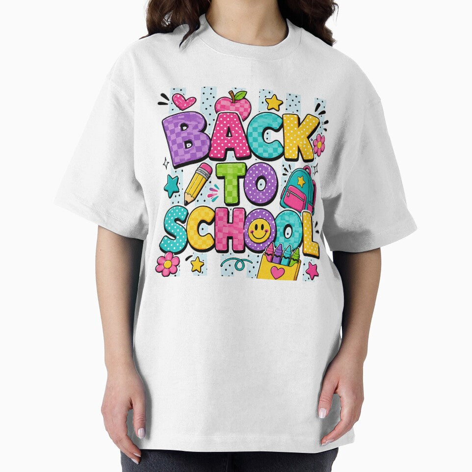 Back to School Colorful Cute Teacher Student by Merchrise