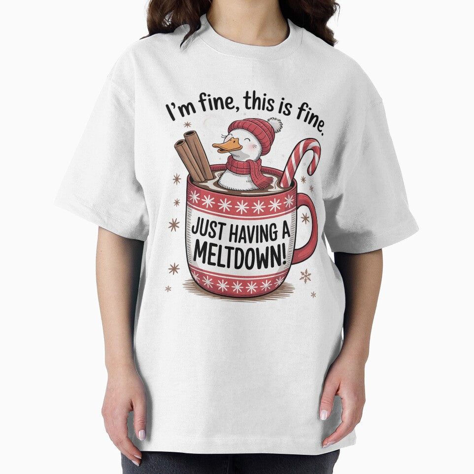 I'm fine everything’s fine, Funny Christmas Goose by RayArmstrong