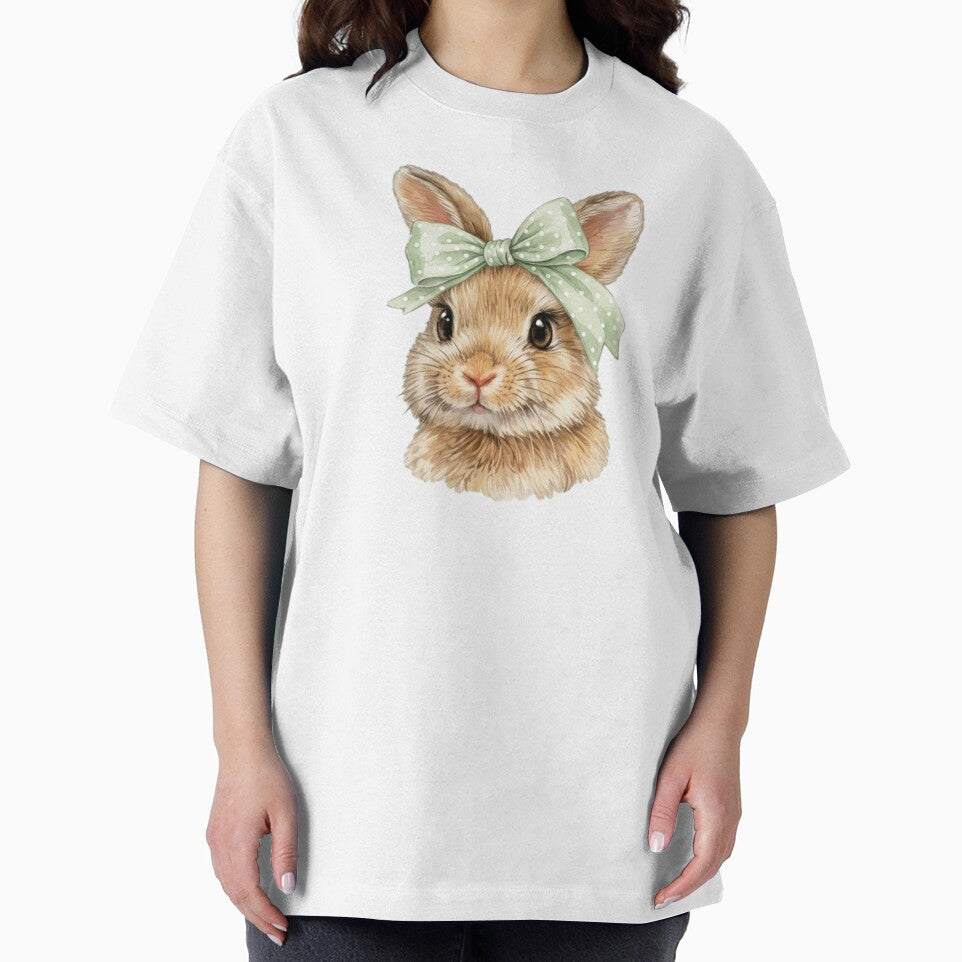Retro Easter Bunny, Coquette Bow Bunny, Easter Day Gift. by bonheurdada