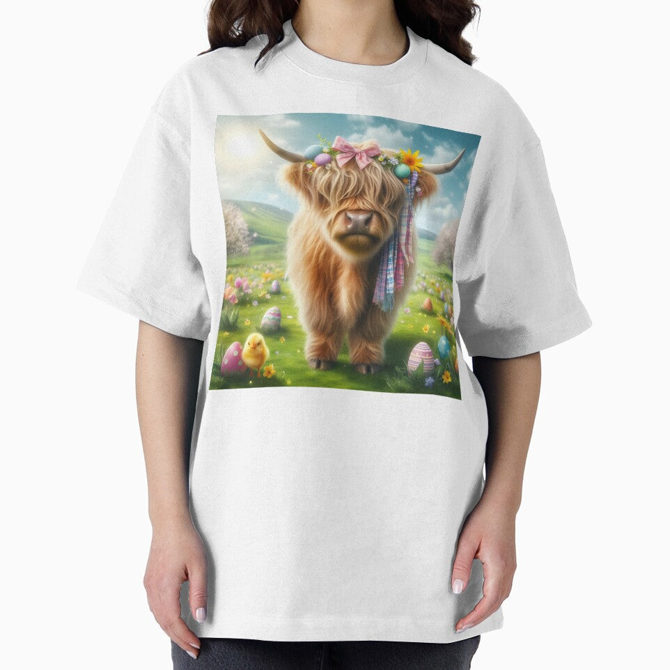 Easter Highland Cow by DT creations
