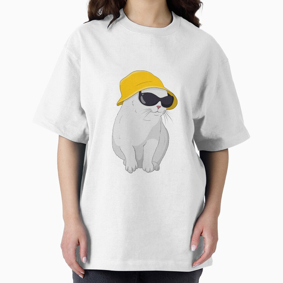 Cat with sunglasses and hat by IsabelleBellino