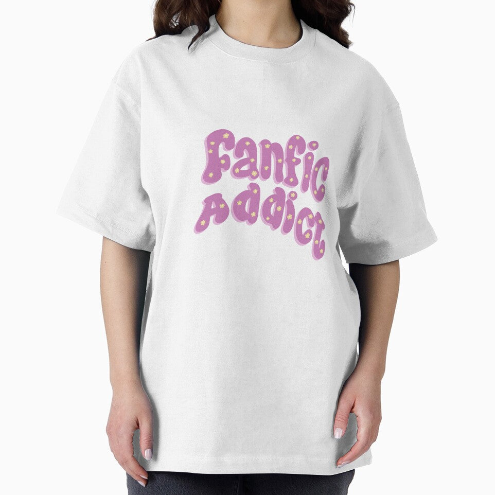 Fanfic addict purple lettering by pinkyfish1010