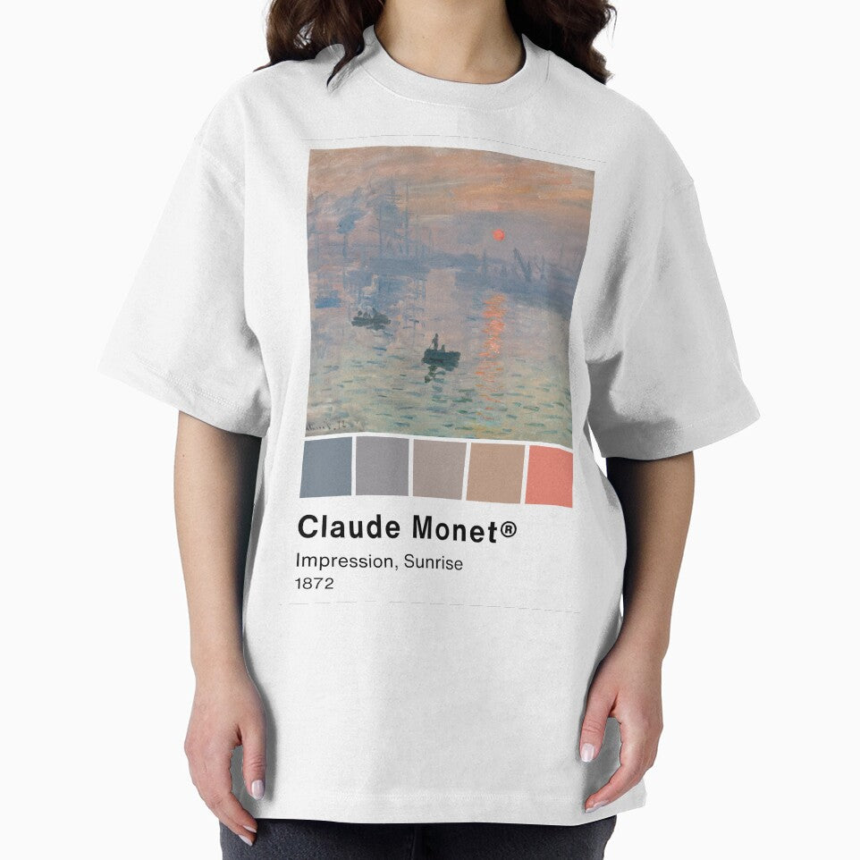 Claude Monet - Impression Sunrise - Pantone Color swatch, Art Paintings Art history by Lemon-y-Shark