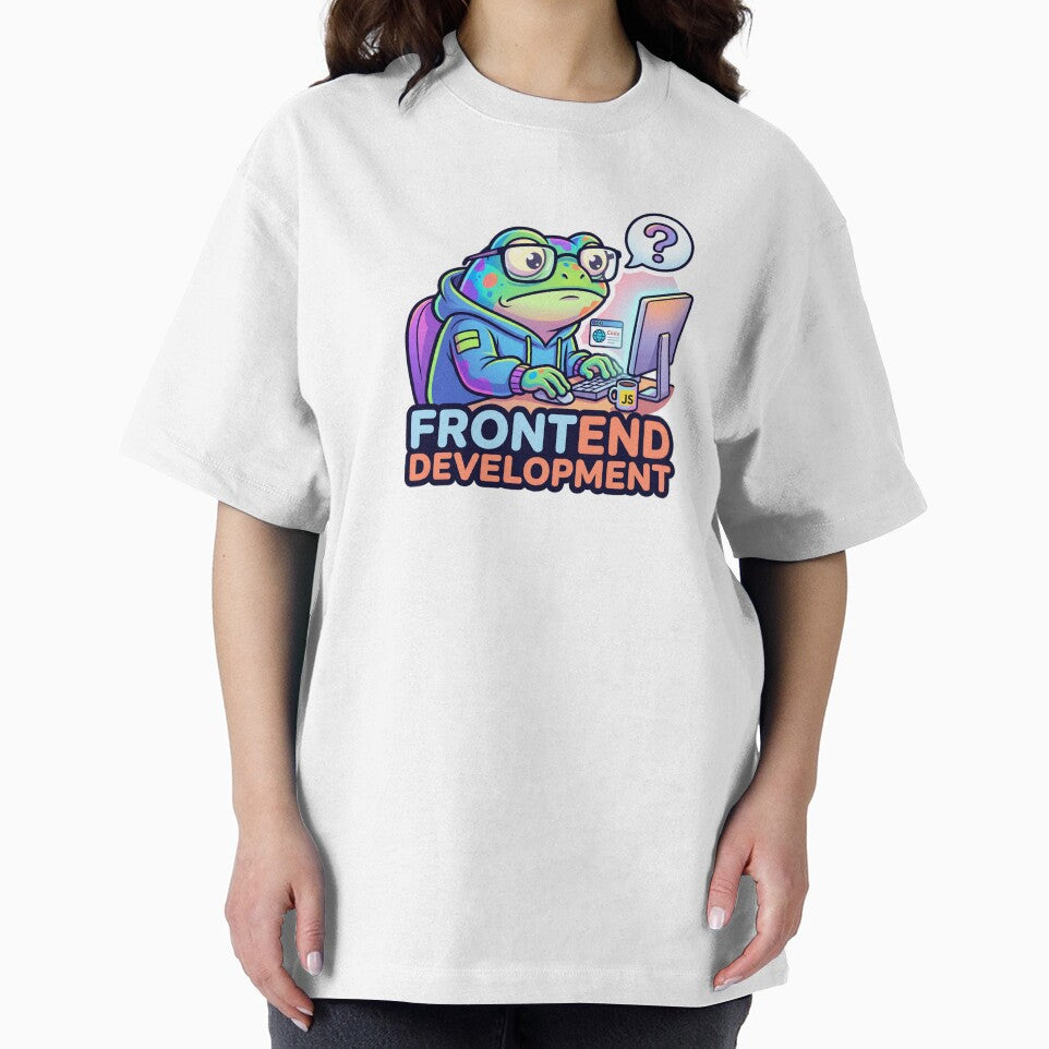 Funny Frog Frontend Developer Javascript Coding Graphic by Urben Loop