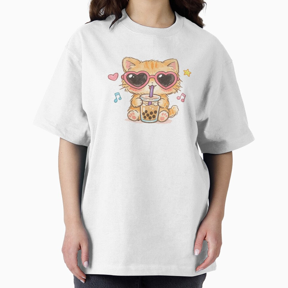 Cute cat - Kawaii style art by t-patterns