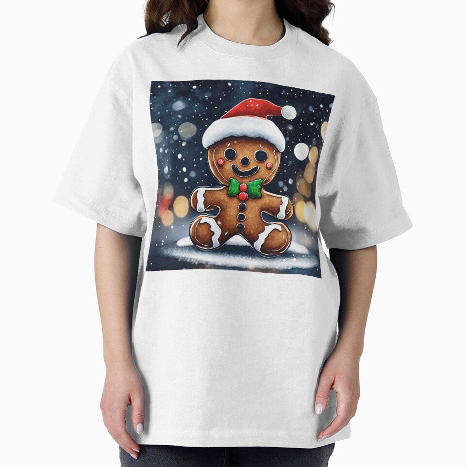 Christmas and Holiday Gingerbread man - Watercolor & Ink 15 by KBMediaArt