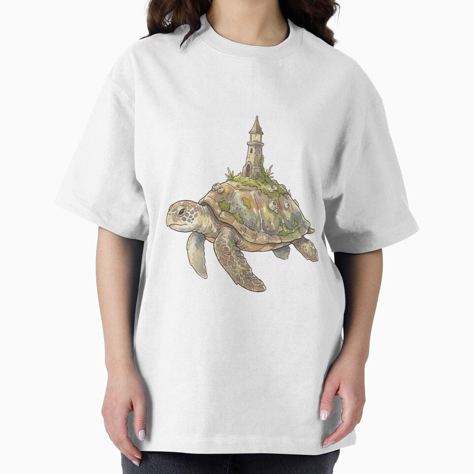 Magical Ocean: Sea Turtle's Sunken Spire by bapupa