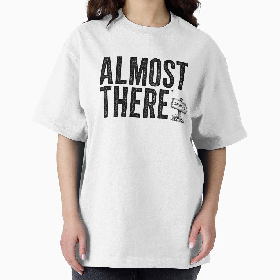 Almost There Hiking Funny Outdoor Design by Miles&Moments