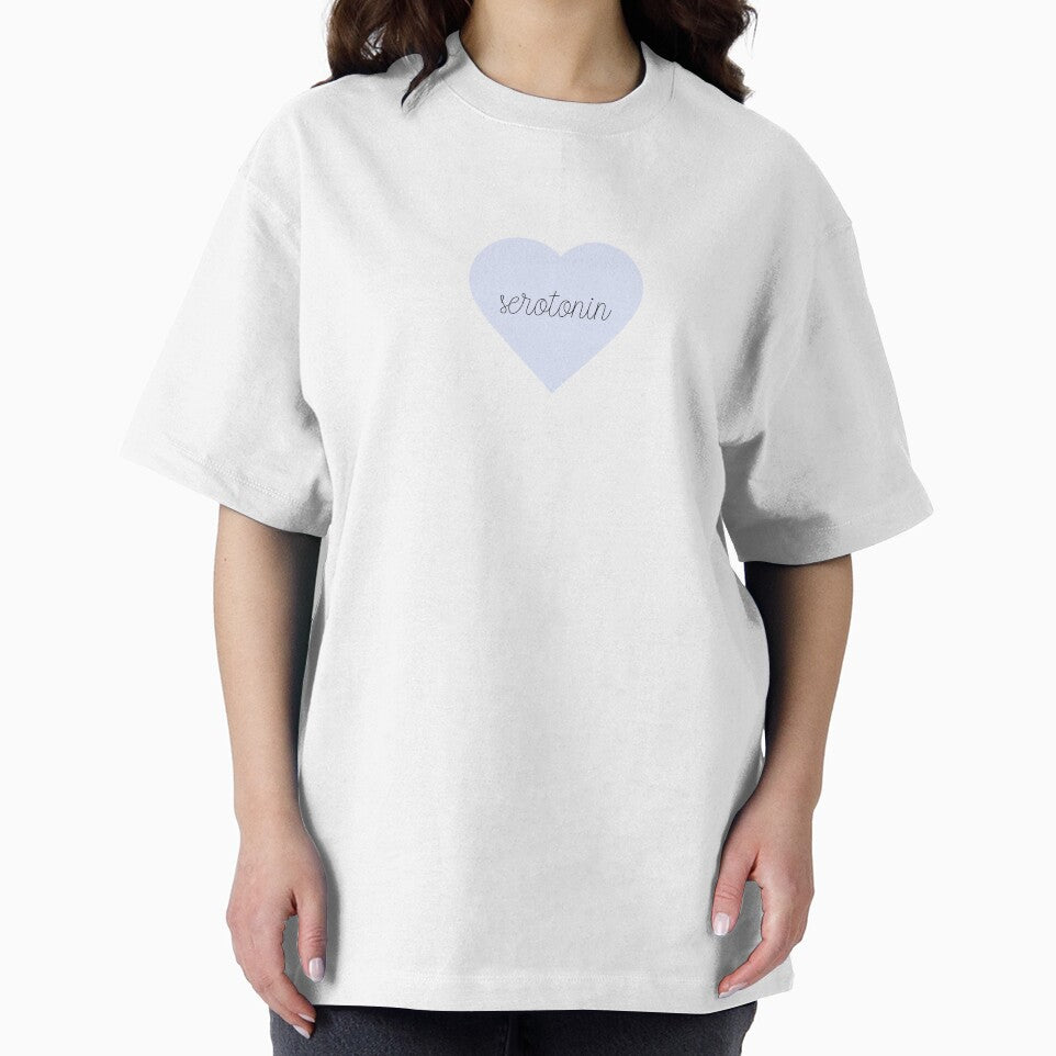 I Heart Seretonin Print (Powder Blue) by saeroun