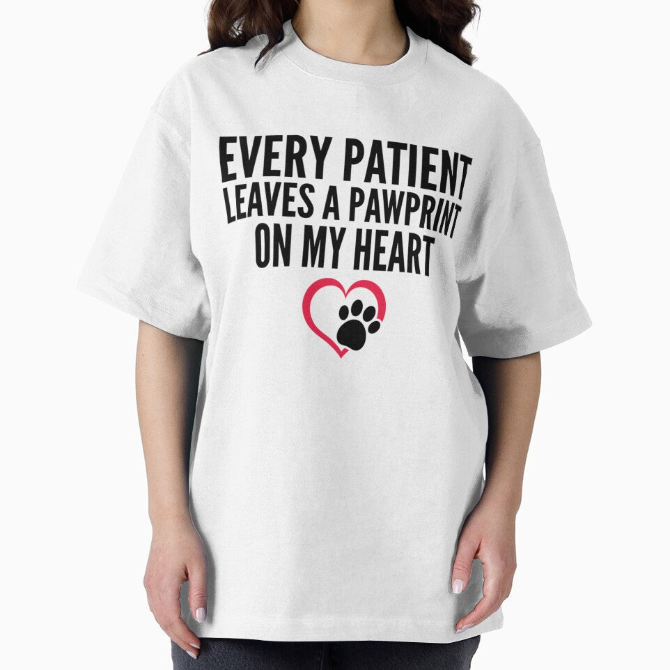 Vet Tech  Funny Vet Tech  Vet Tech Quote  Every Patient Leaves A Pawprint On My Heart, Gift Idea by RussesMosan