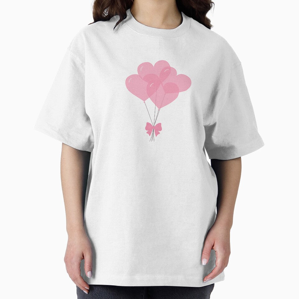 Coquette Transparent Pink Heart Balloons with Bow by wonderxwander