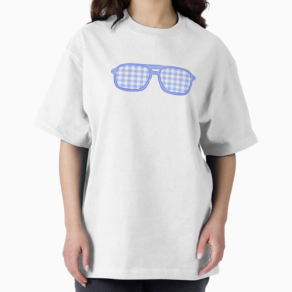 Coquette Cowgirl Glasses Sticker – Blue Pastel Western Aesthetic by rizdrawings