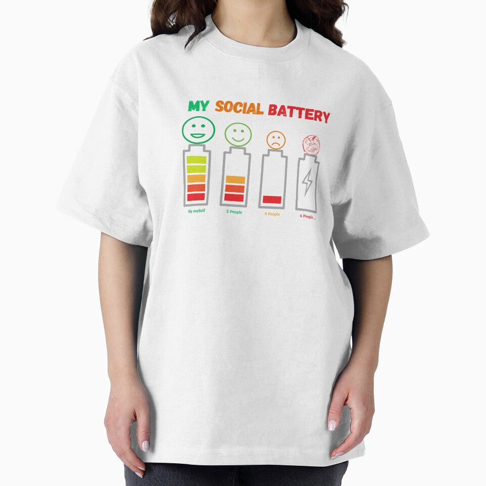 My Social Battery Introvert (Socially Drained) by ThriveShop