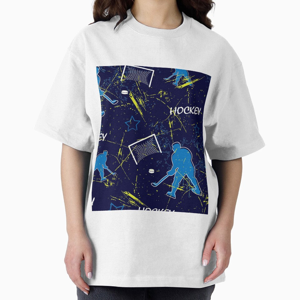 Seamless Ice Hockey Boy by LucianaShop