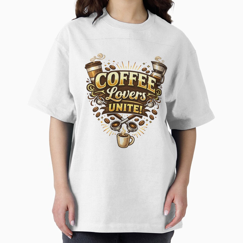 Coffee Lovers Unite Typography Design by AntonioJ8
