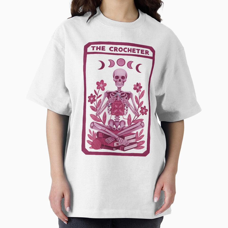 The Crocheter Funny Crochet Skeleton Tarot Crochet by LuminOrb