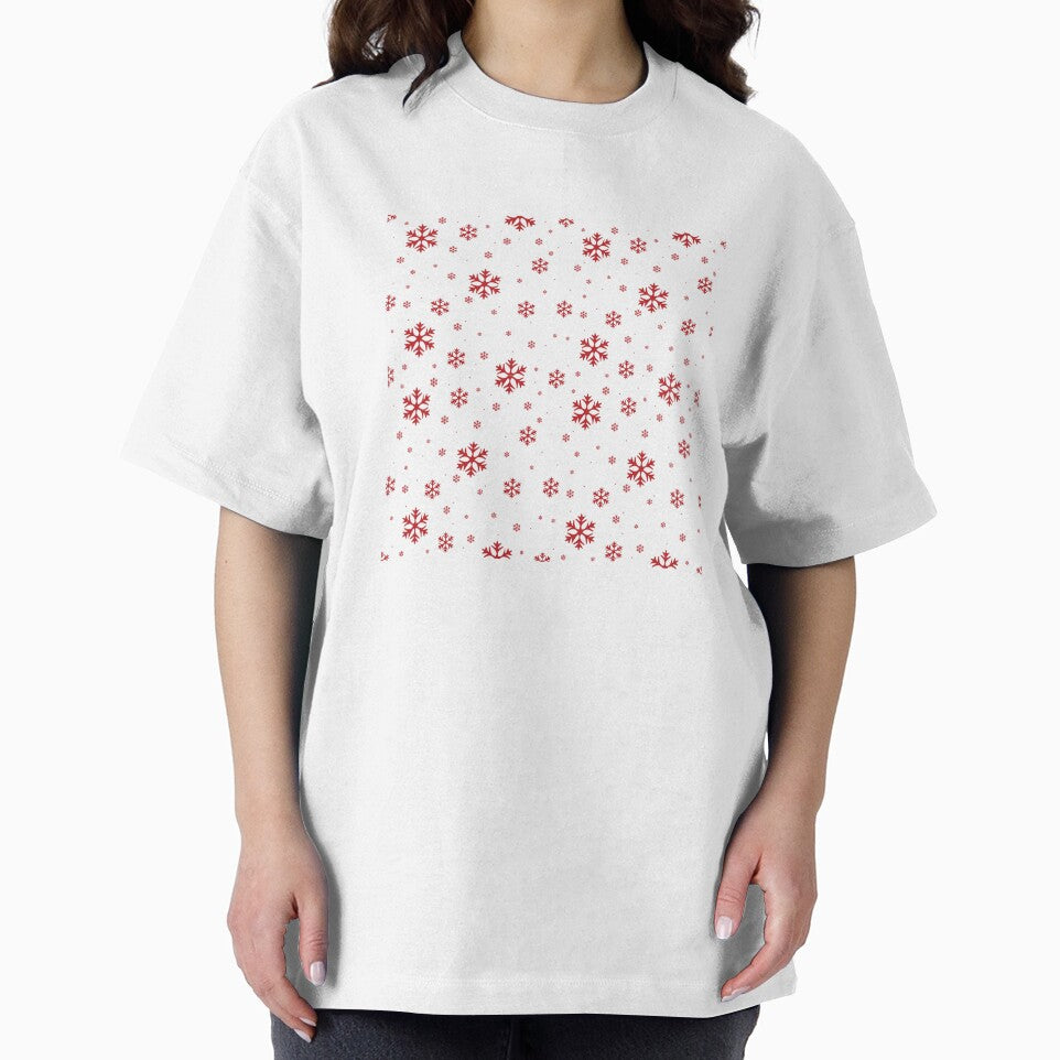 Christmas Snow Flakes on white by PrintsByAnnJ