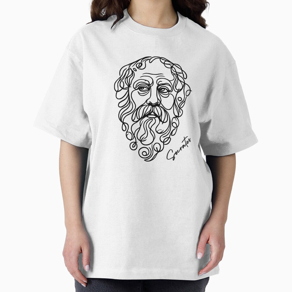 Minimalist Socrates (with name) by serendipitouspicks