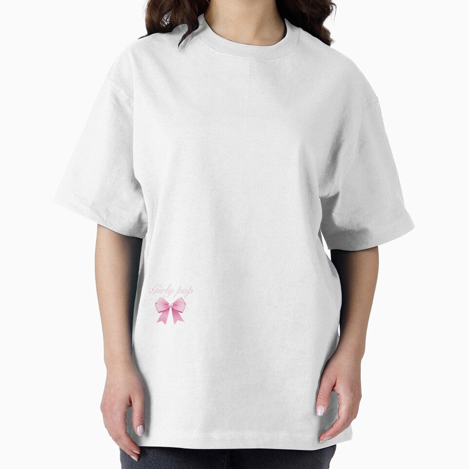 Girly Pop Pink Bow Sticker by Design by TZ