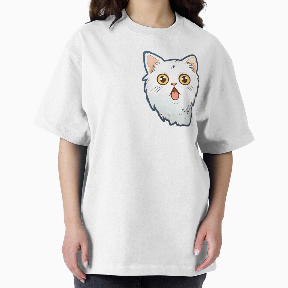 Funny Meme Suprised Cat by Kubala Designs