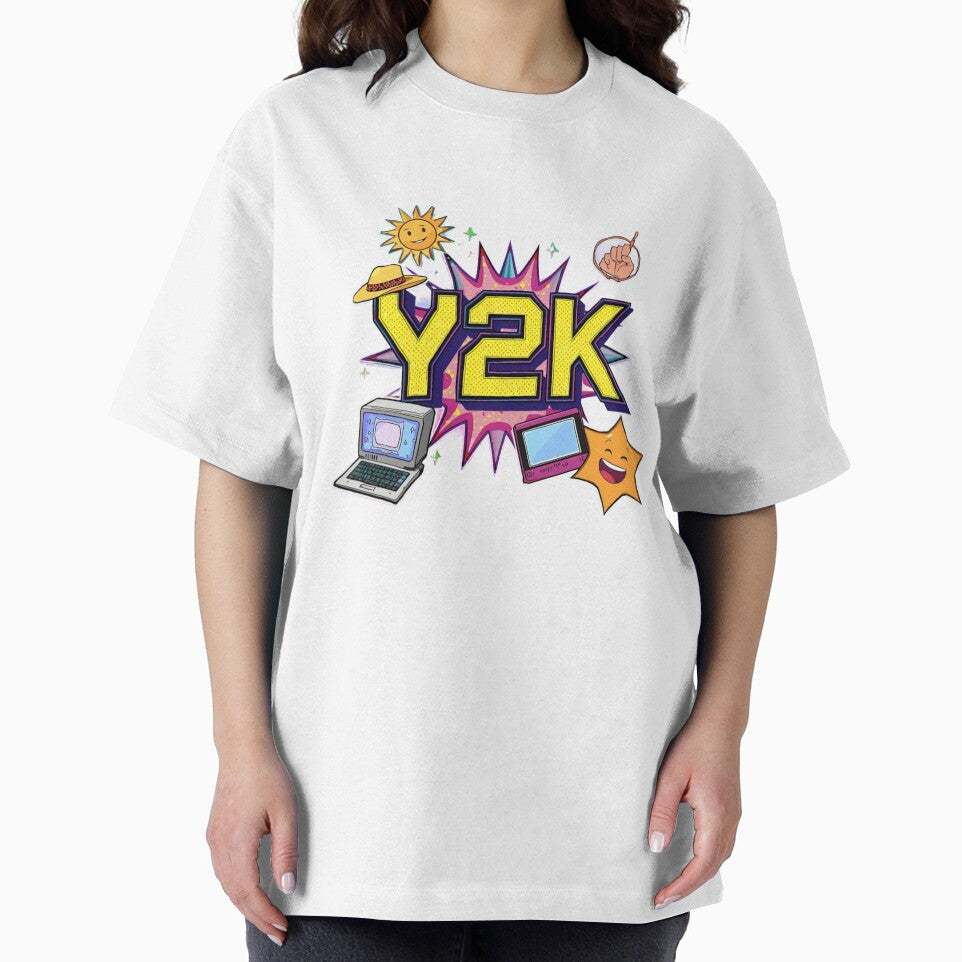 “Y2K Throwbacks – Retro 2000s Aesthetic T-Shirt” by rsuniquestyle