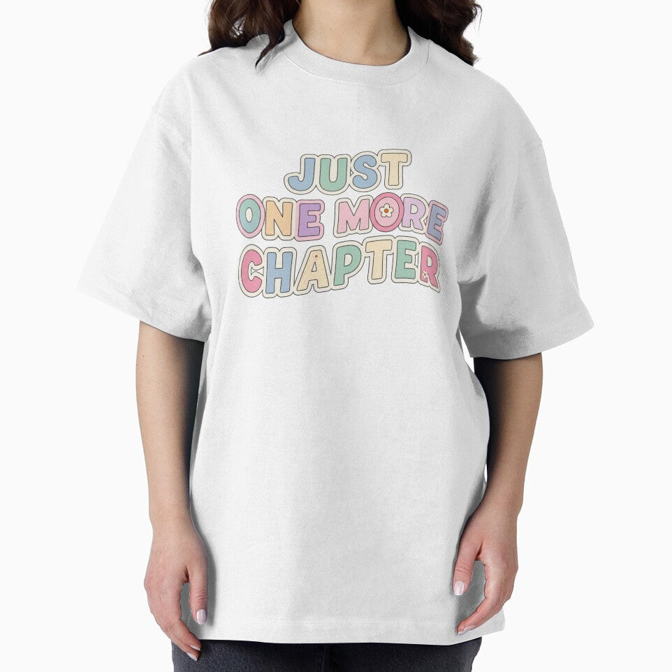 JUST ONE MORE CHAPTER Bookish Book Lover by heypattistudio